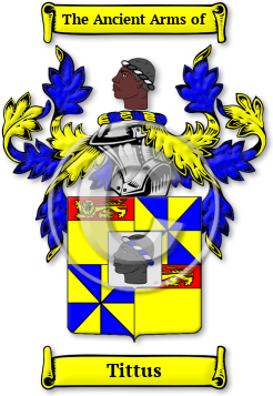 Tittus Family Crest Download (jpg) Legacy Series - 150 DPI