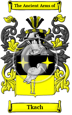 Tkach Family Crest Download (JPG) Heritage Series - 600 DPI
