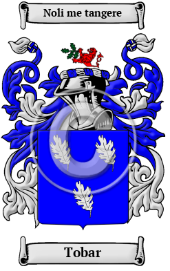 Tobar Family Crest/Coat of Arms
