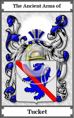 Tucket Family Crest Download (JPG)  Book Plated - 150 DPI