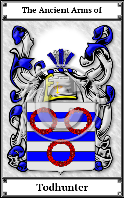 Todhunter Family Crest Download (JPG)  Book Plated - 150 DPI