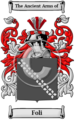 Foli Family Crest/Coat of Arms
