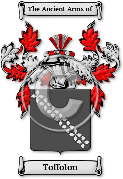 Toffolon Family Crest Download (jpg) Legacy Series - 150 DPI