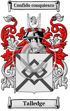Talledge Family Crest/Coat of Arms