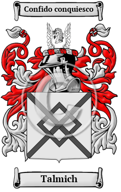 Talmich Family Crest/Coat of Arms