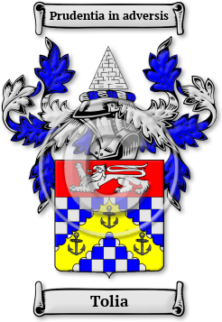 Tolia Family Crest Download (jpg) Legacy Series - 150 DPI