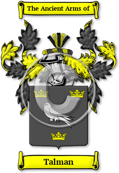 Talman Family Crest Download (JPG) Legacy Series - 600 DPI