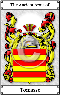 Tomasso Family Crest Download (JPG)  Book Plated - 150 DPI