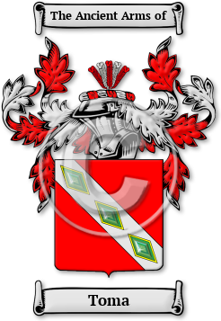 Toma Family Crest Download (jpg) Legacy Series - 150 DPI
