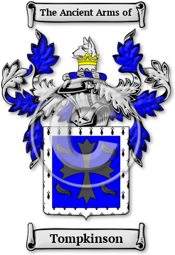 Tompkinson Family Crest Download (jpg) Legacy Series - 150 DPI
