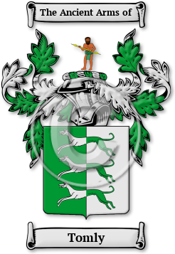 Tomly Family Crest Download (jpg) Legacy Series - 150 DPI