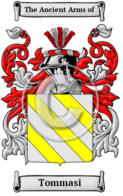Tommasi Family Crest/Coat of Arms
