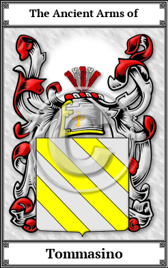 Tommasino Family Crest Download (JPG)  Book Plated - 150 DPI