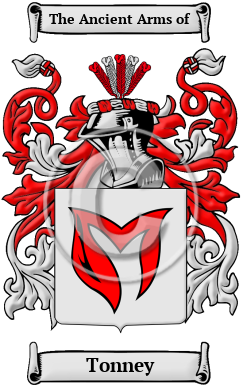Tonney Family Crest/Coat of Arms