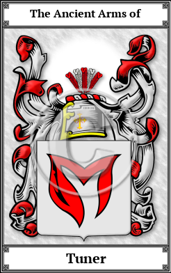 Tuner Family Crest Download (JPG)  Book Plated - 150 DPI