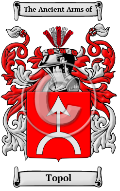 Topol Family Crest/Coat of Arms