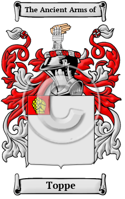 Toppe Family Crest/Coat of Arms