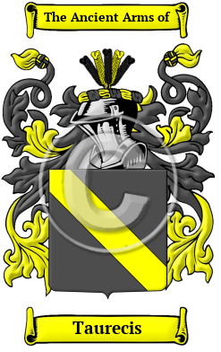 Taurecis Family Crest/Coat of Arms