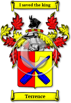 Terrence Family Crest Download (jpg) Legacy Series - 150 DPI