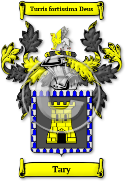 Tary Family Crest Download (jpg) Legacy Series - 150 DPI