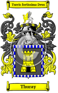 Thuray Family Crest/Coat of Arms