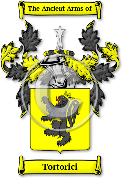 Tortorici Family Crest Download (jpg) Legacy Series - 150 DPI