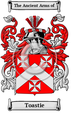 Toastie Family Crest/Coat of Arms