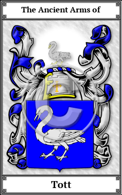 Tott Family Crest Download (JPG)  Book Plated - 150 DPI