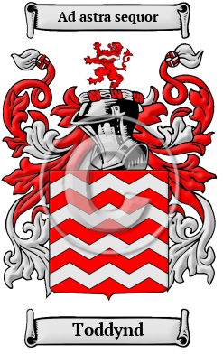 Toddynd Family Crest/Coat of Arms