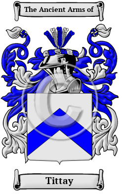 Tittay Family Crest/Coat of Arms