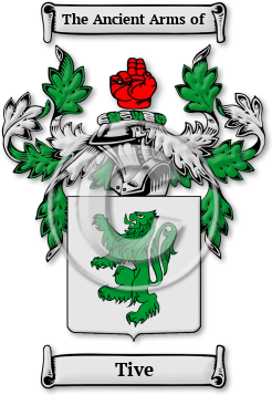 Tive Family Crest Download (jpg) Legacy Series - 150 DPI
