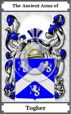 Togher Family Crest Download (JPG)  Book Plated - 150 DPI