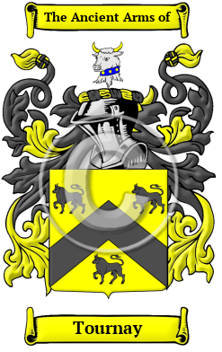 Tournay Family Crest/Coat of Arms