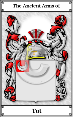 Tut Family Crest Download (JPG)  Book Plated - 150 DPI