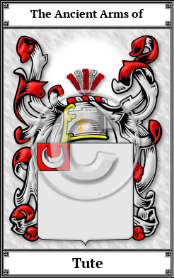 Tute Family Crest Download (JPG)  Book Plated - 150 DPI