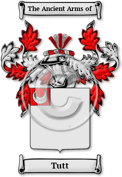 Tutt Family Crest Download (jpg) Legacy Series - 150 DPI