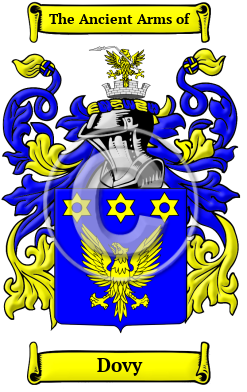 Dovy Family Crest/Coat of Arms