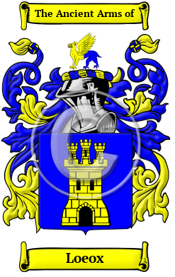 Loeox Family Crest/Coat of Arms
