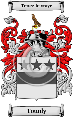 Tounly Family Crest/Coat of Arms