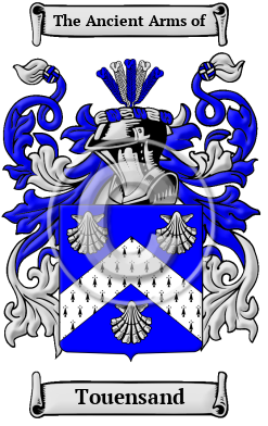 Touensand Family Crest/Coat of Arms