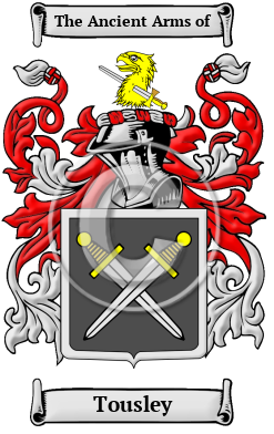 Tousley Family Crest/Coat of Arms