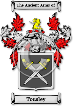 Tousley Family Crest Download (JPG) Legacy Series - 300 DPI
