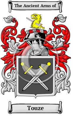 Touze Family Crest/Coat of Arms