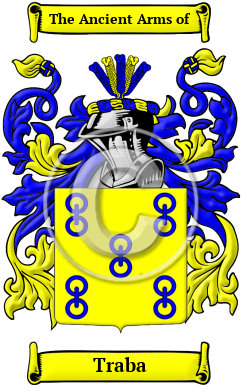 Traba Family Crest/Coat of Arms