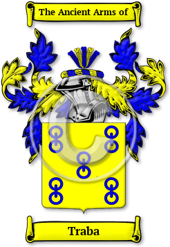 Traba Family Crest Download (jpg) Legacy Series - 150 DPI