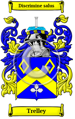 Trelley Family Crest/Coat of Arms