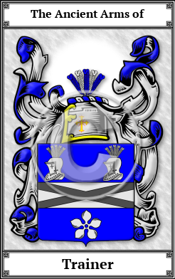 Trainer Family Crest Download (JPG)  Book Plated - 150 DPI