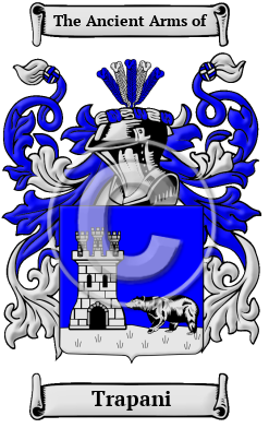 Trapani Family Crest/Coat of Arms