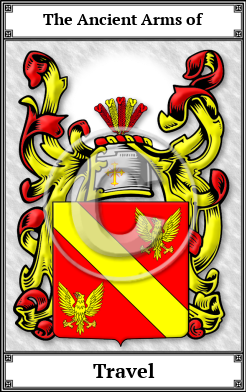 Travel Family Crest Download (JPG)  Book Plated - 150 DPI