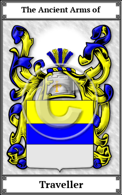 Traveller Family Crest Download (JPG)  Book Plated - 150 DPI